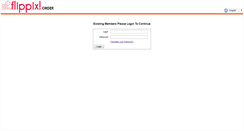 Desktop Screenshot of orders.myflippix.com