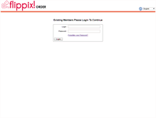 Tablet Screenshot of orders.myflippix.com